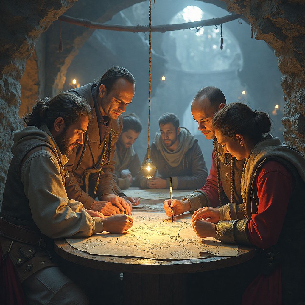 Worldbuilding workshop in progress