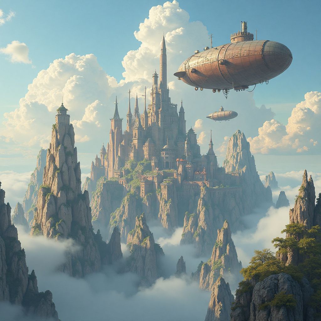 The cloud cities of Zephyria